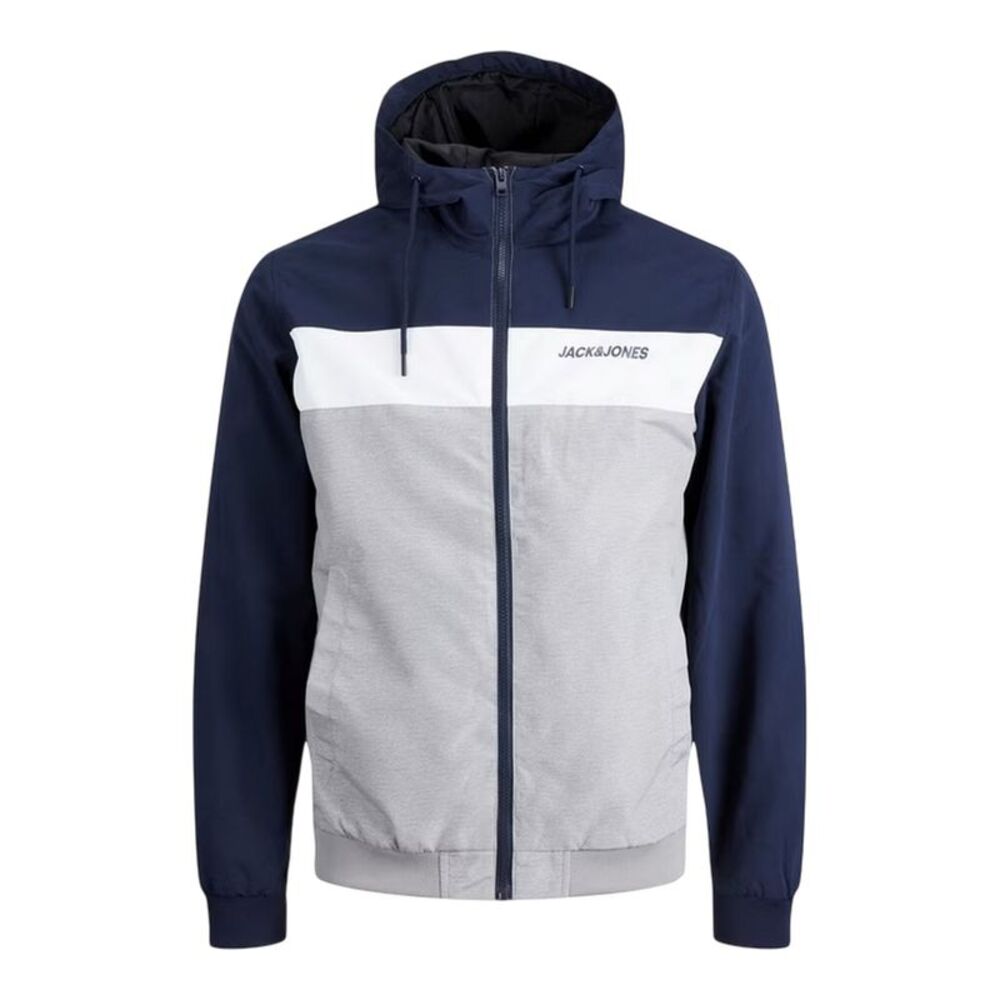 Jack And Jones Mens Colour Block  Bomber Jacket / Navy Blazer